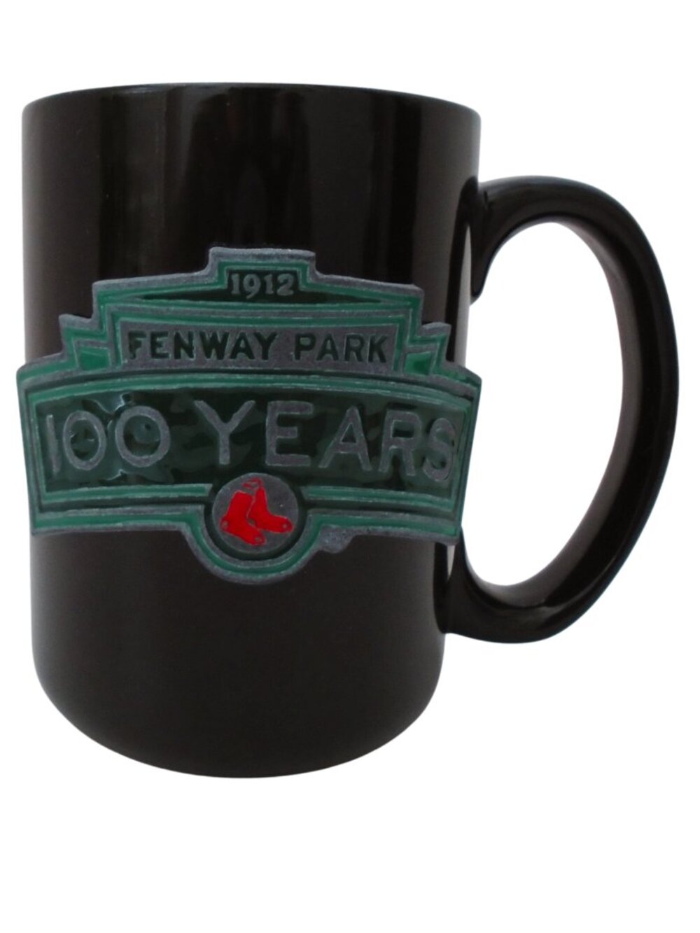 Fenway Park 100 Years Black Green Coffee Mug